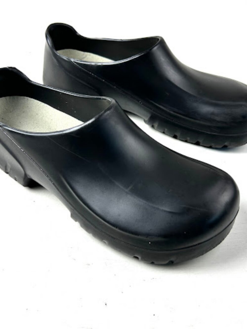 Birkenstock Work Clogs Mens 9 Womens 11 Black Rubber